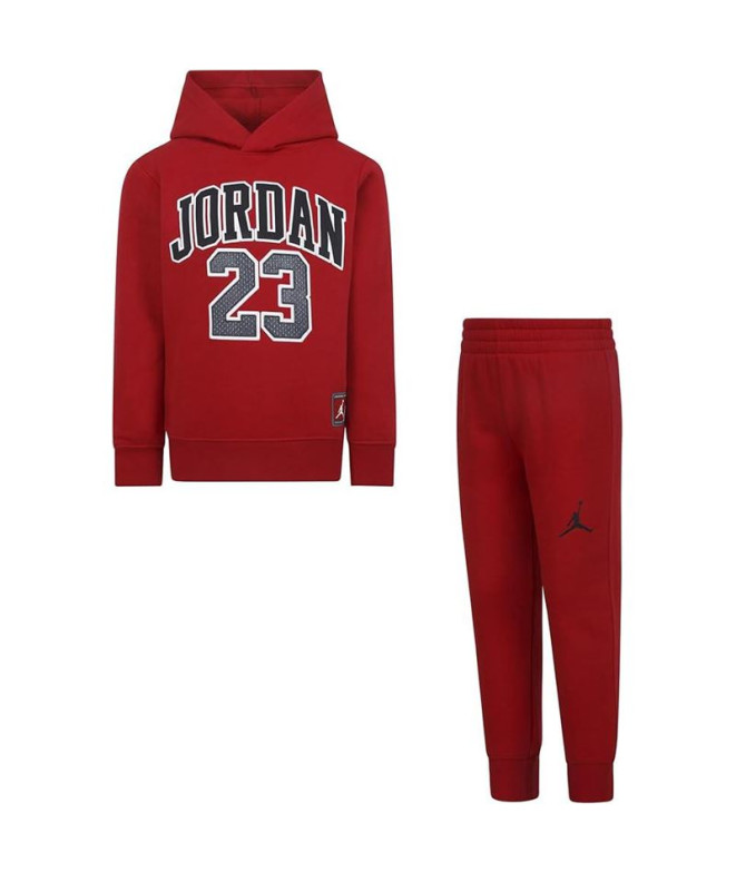 Survêtement Nike Set Enfant Jordan Po Red