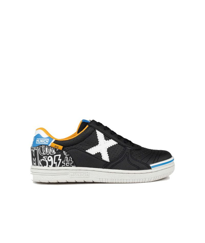 Zapatillas de Fútbol Sala Munich G-3 Kid Profit Sport 425 Infantil Negro