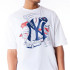 Camiseta New Era MLB FOOD GRPHC OS New York Yankees Blanco Hombre