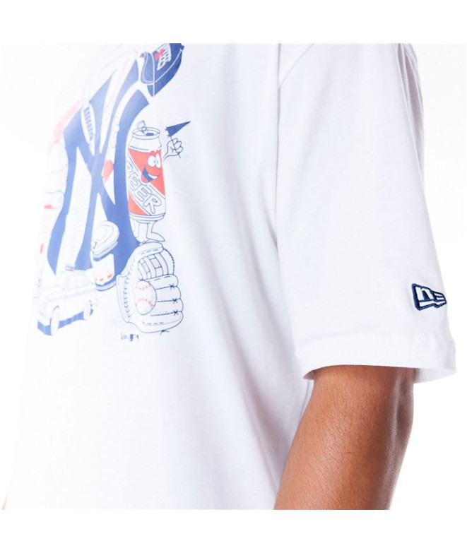 Camiseta New Era MLB FOOD GRPHC OS New York...