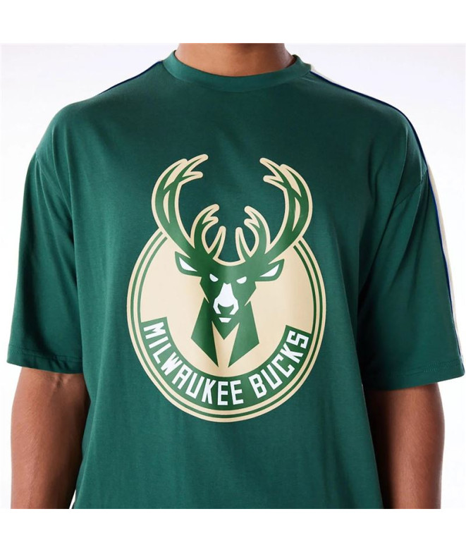 Camiseta New Era PAINEL NBA OS Milwaukee Bucks...
