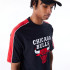 Camiseta New Era NBA PANEL OS Chicago Bulls Preto Homem