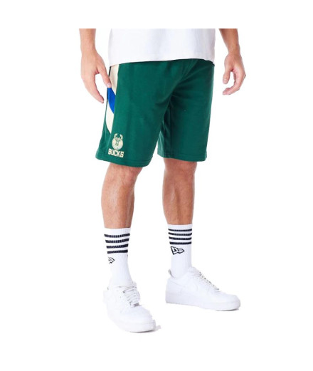 Calça New Era PAINEL NBA OS Milwaukee Bucks Verde Homem Calça New Era PAINEL NBA OS Milwaukee Bucks Verde Homem