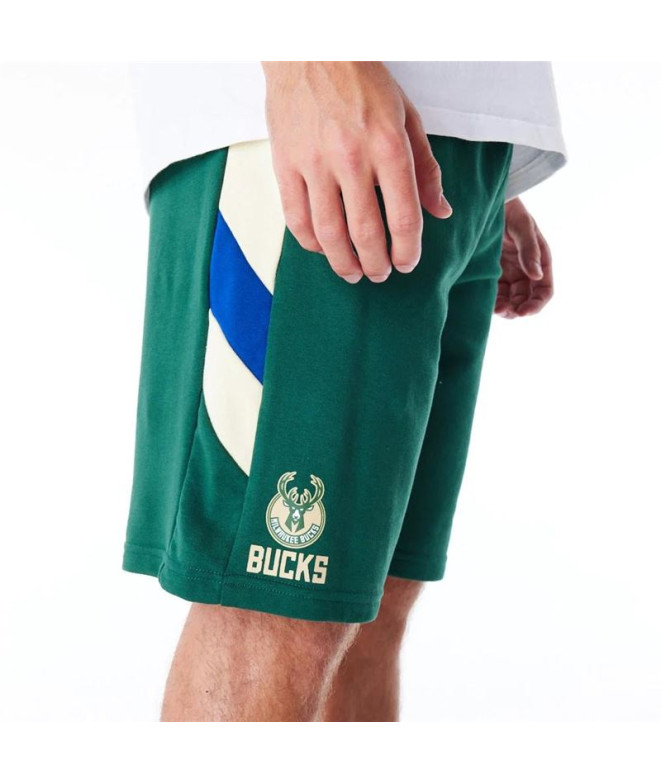 Pantalones New Era NBA PANEL OS Milwaukee Bucks...
