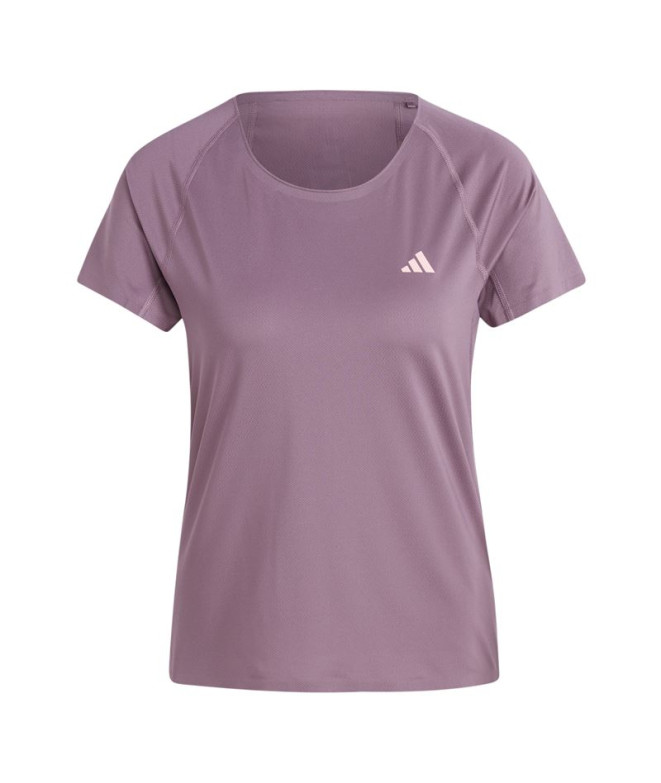 Camiseta de Running adidas Adizero Running Mujer Lila