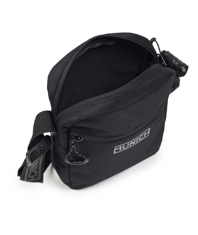 Bandoulière Munich Crochet Noir