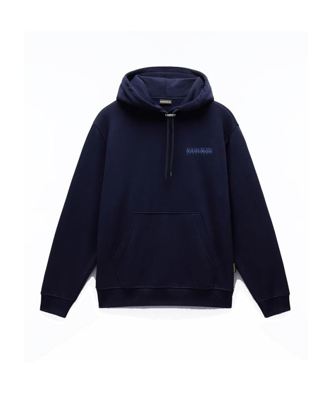 Sweat Napapijiri B-B-Bullet H Navy Blue Homme