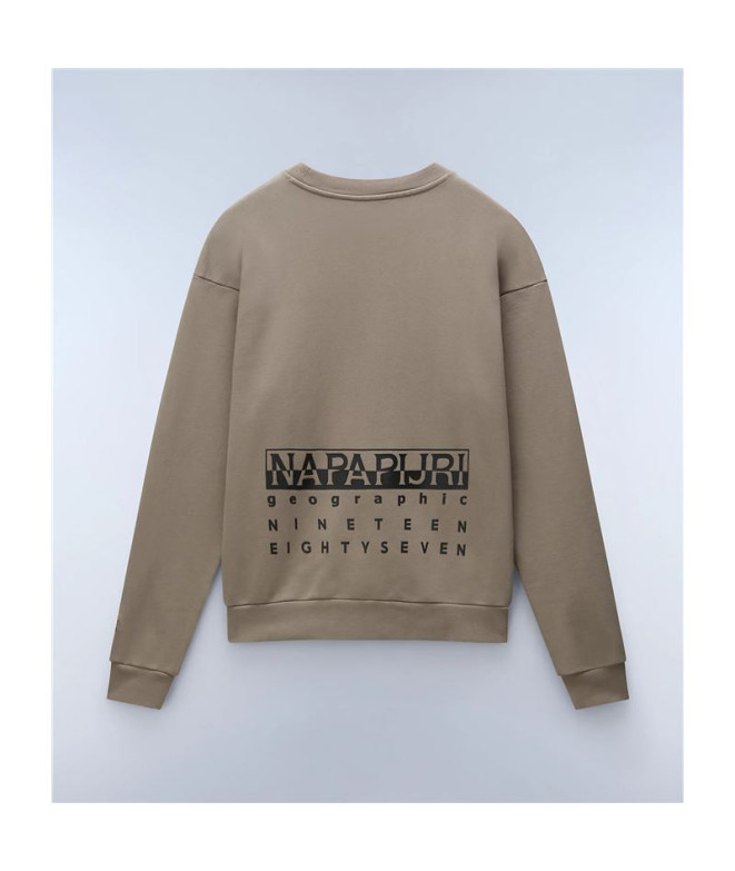 Moletom Napapijiri B-Premium C Beige Brindle 2...