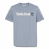 Camiseta Timberland Kennebec River Linear Logo Short Sleeve Cinzento Homem