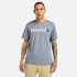 Camiseta Timberland Kennebec River Linear Logo Short Sleeve Cinzento Homem