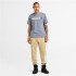 Camiseta Timberland Kennebec River Linear Logo Short Sleeve Cinzento Homem