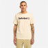 Camiseta Timberland Homem Kennebec River Linear Logo Short Sleeve Broken Branco