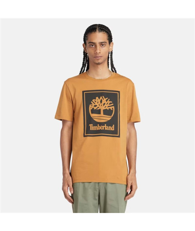 Camiseta Timberland Homem Manga curta com...