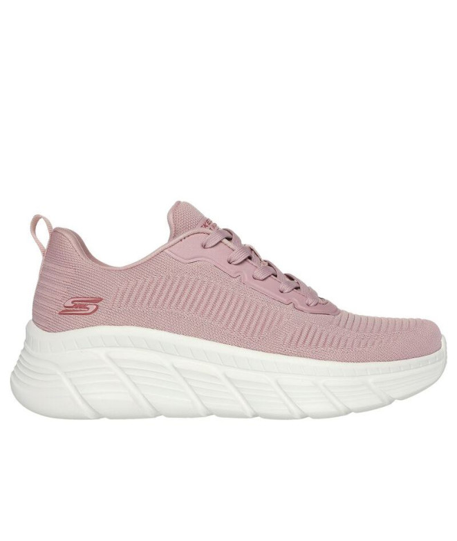 Zapatillas Skechers Bobs B Flex Hi - Fly Mujer Blush Engineered Knit