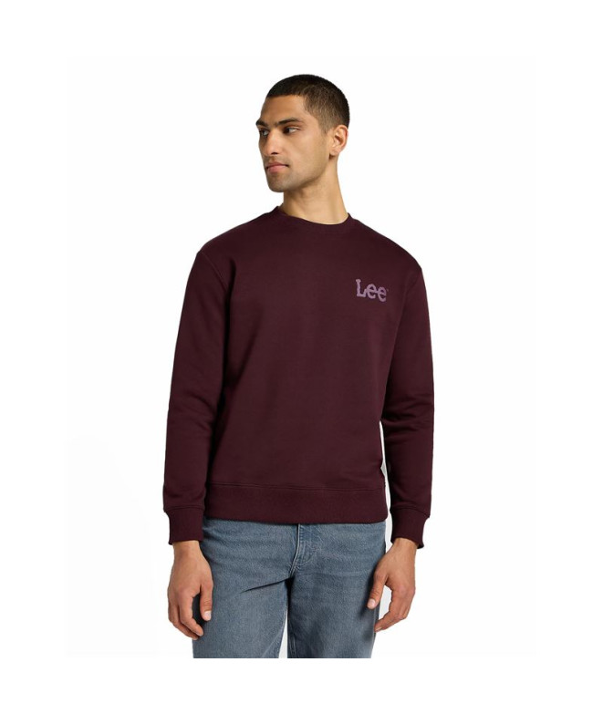 Sudadera Lee Wobbly Hombre Morado