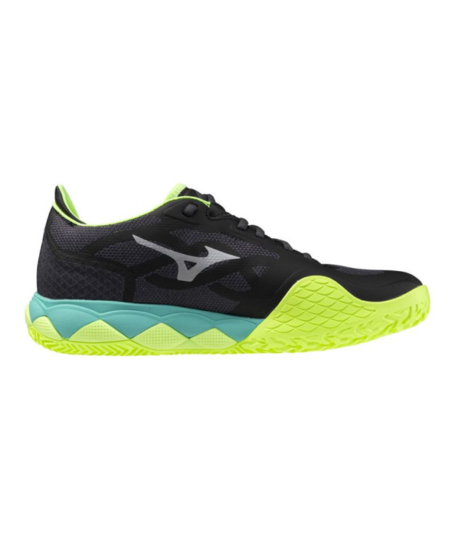 Chaussures Tennis Mizuno Homme de Wave Enforce Tour Cc Noir