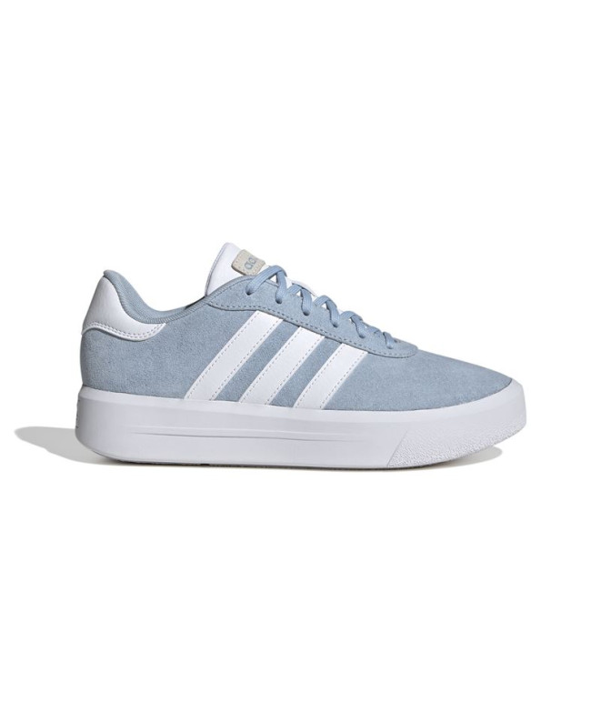 Chaussures adidas Court Femme Plateforme en daim Azumar