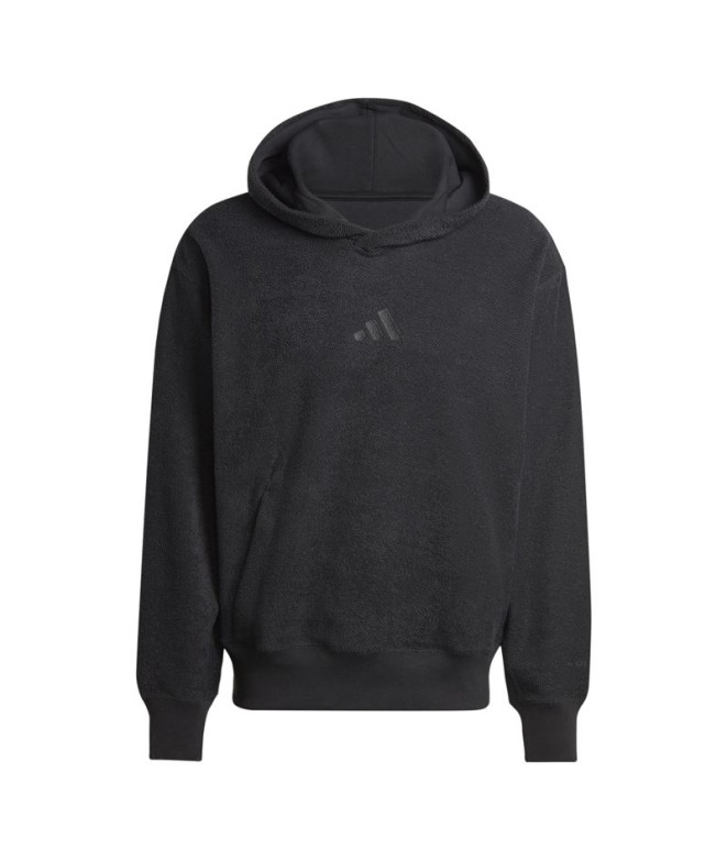 Sudadera adidas Elevated All Szn Terry Loop Hombre Negro