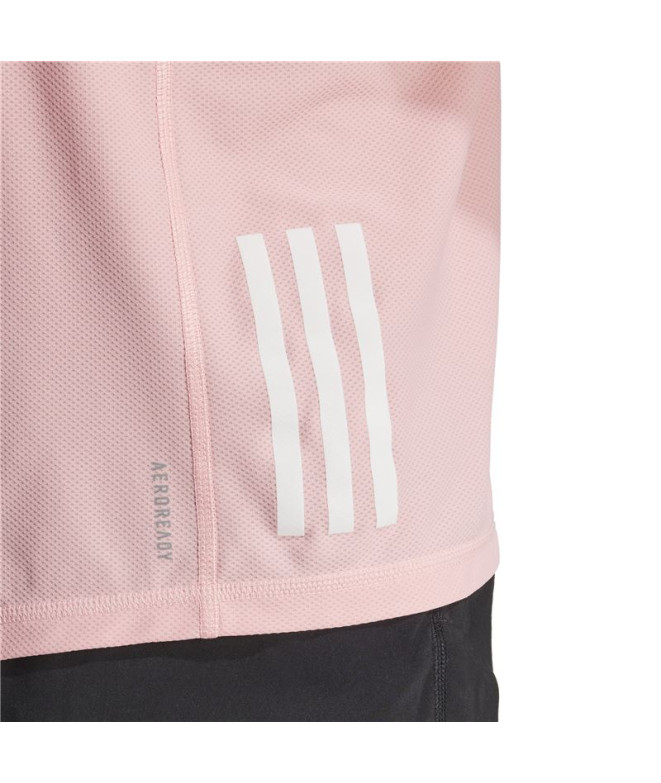 Camiseta de Running adidas Own The Run Mujer Rosa