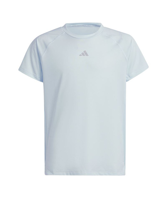 Camiseta Fitness adidas Menina de Aquamarine