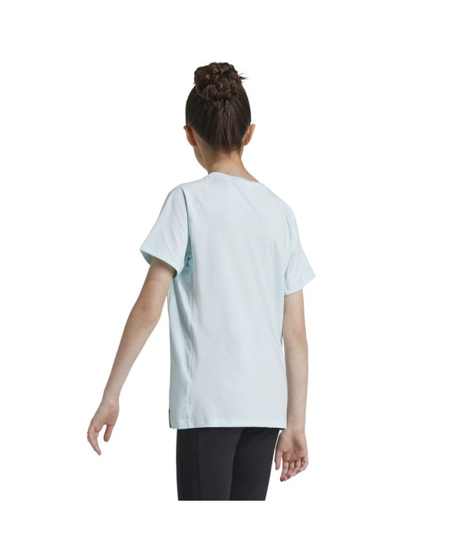 Camiseta Fitness adidas Menina de Aquamarine