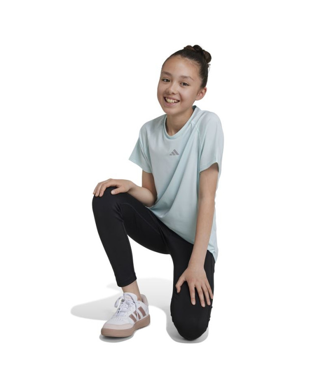 Camiseta Fitness adidas Menina de Aquamarine