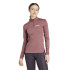Camiseta Montanha adidas Mulher by Terrex Multi Half Zip Longsleeve Garnet