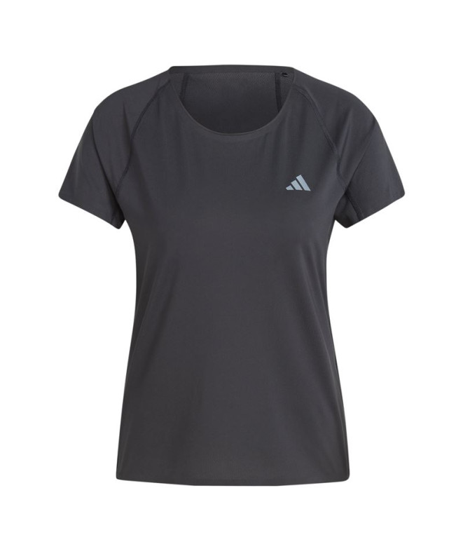 Camiseta Running adidas Running Mulher de Adizero Black