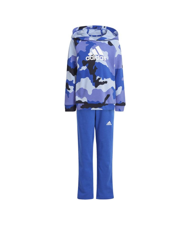 Conjunto adidas Camo Set Infantil Azul
