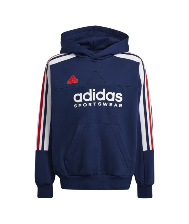 Moletom adidas Pack Infantil Casaco com capuz Tiro Nations Azul