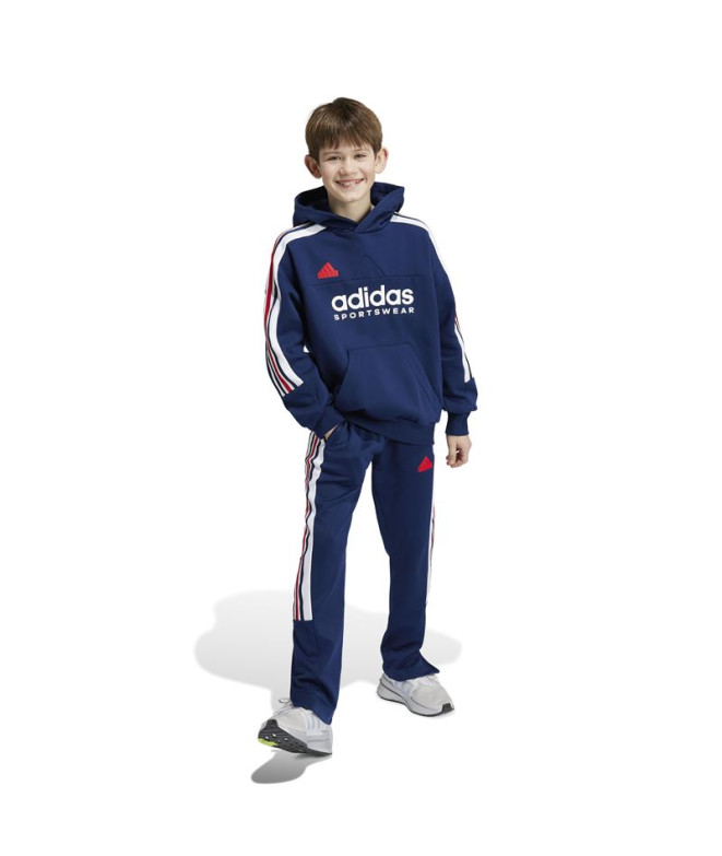 Moletom adidas Pack Infantil Casaco com capuz...