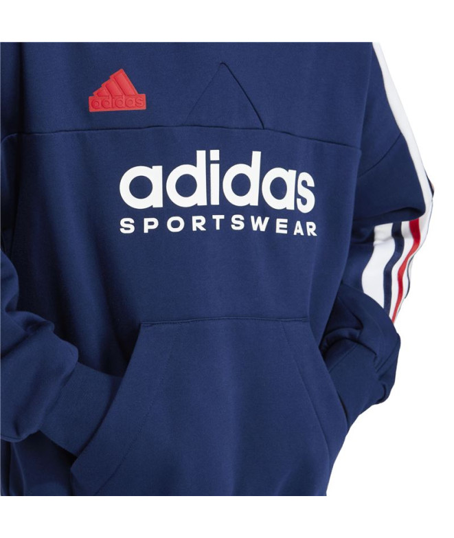 Moletom adidas Pack Infantil Casaco com capuz...