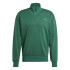 Moletom adidas Homem All Szn Fleece 1/4 Zip Crew Verde Escuro