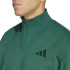 Moletom adidas Homem All Szn Fleece 1/4 Zip Crew Verde Escuro
