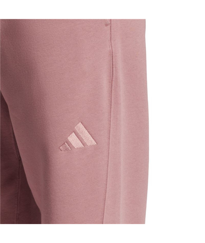 Calça adidas Mulher All Szn Fleece Loose Rosa