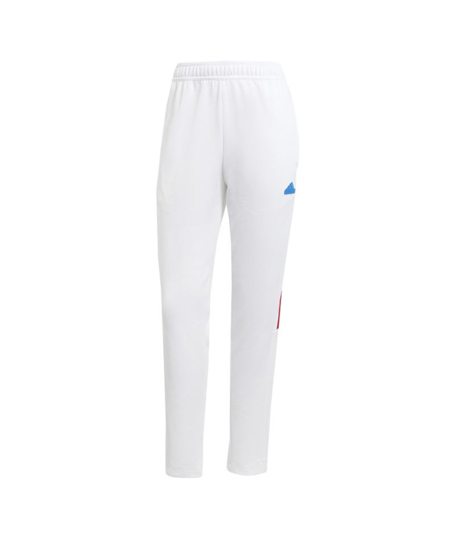Pantalones adidas Tiro Cut 3 Bandas Mujer Blanco