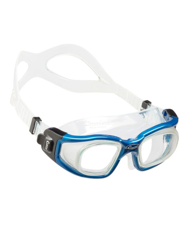 Gafas de buceo Cressi Galileo Glass Azul metalizado