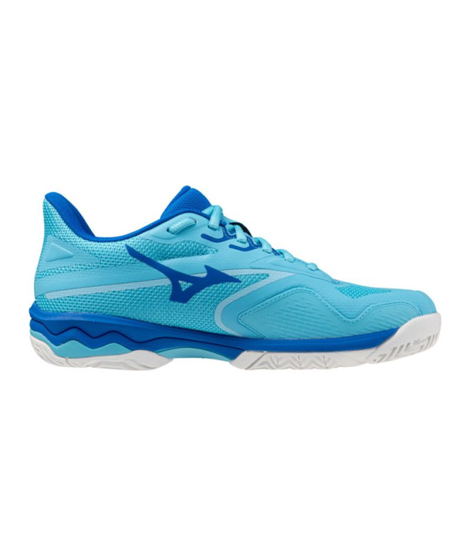 Chaussures Pádel Mizuno Femme de Wave Exceed Light 2 Ac Light Blue