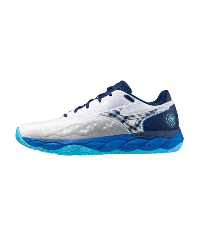 Chaussures Pádel Mizuno Court Homme de Wave Enforce Ac White