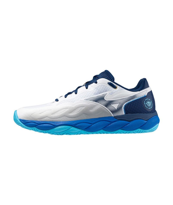 Zapatillas de Pádel Mizuno Wave Enforce Court Ac Hombre Blanco