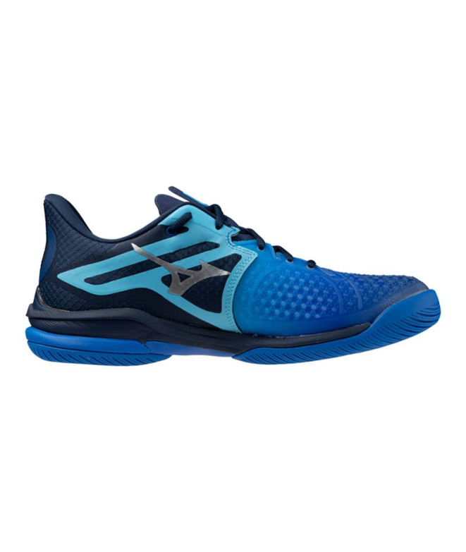 Chaussures Pádel Mizuno Homme de Wave Exceed Tour 6 Ac Bleu