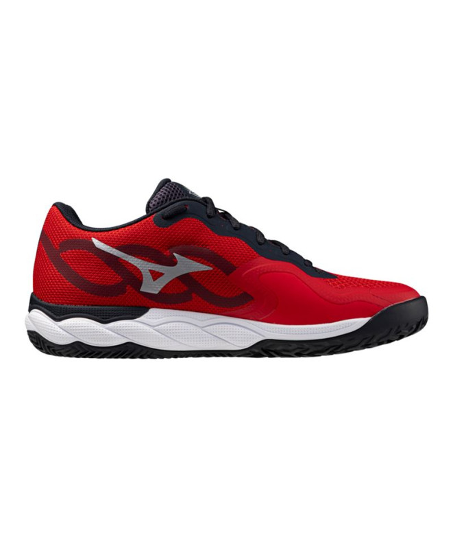 Chaussures Pádel Mizuno Court Pádel Homme de Wave Enforce Rouge foncé