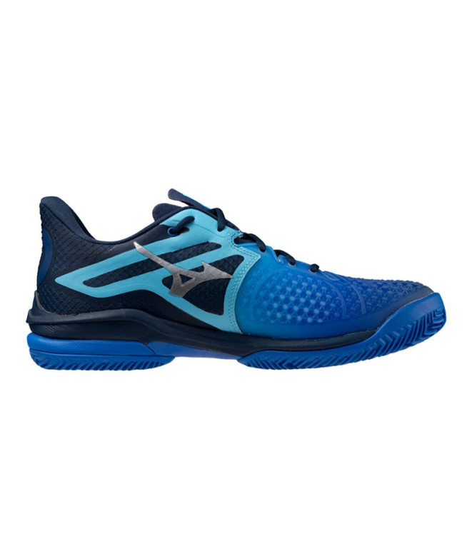 Chaussures Pádel Mizuno Homme de Wave Exceed Tour 6 Cc Bleu