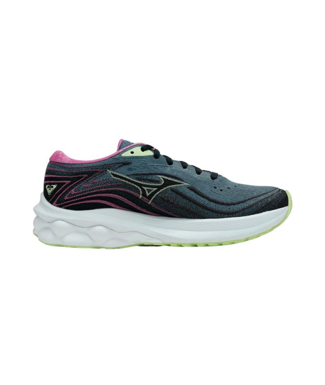 Chaussures Running Mizuno Roxy Femme wave Skyrise 5 Gris foncé