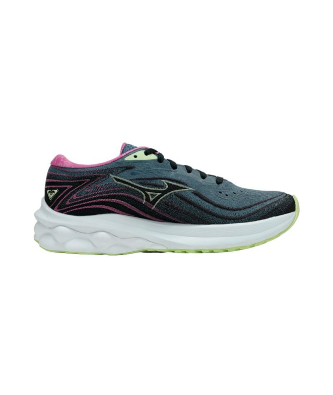 Zapatillas de Running Mizuno Wave Skyrise 5 Roxy Mujer Gris Oscuro