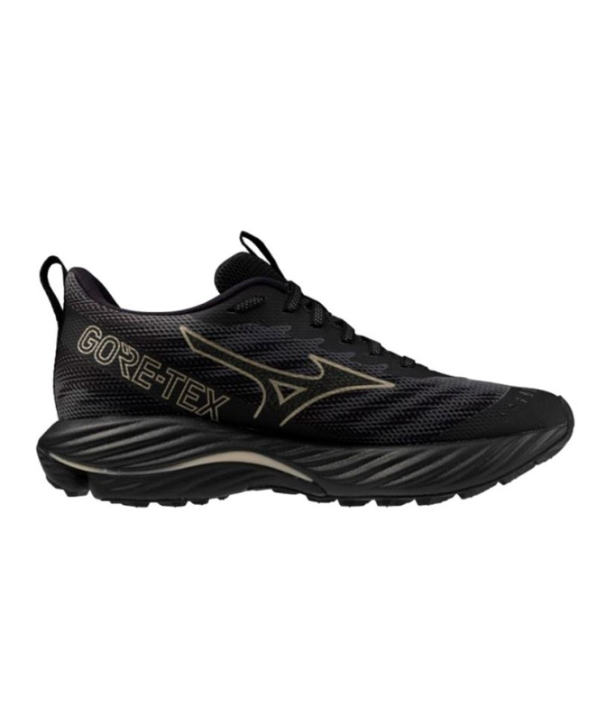 Chaussures Trail Mizuno Rider Homme de Wave Gtx 2 Noir