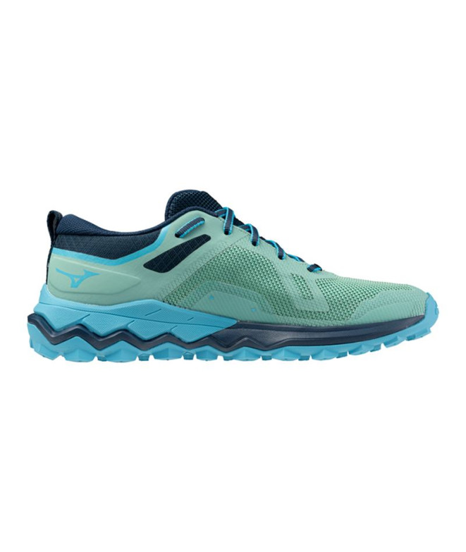 Chaussures Trail Mizuno Femme de Wave Ibuki 4 Gtx Jade Vert