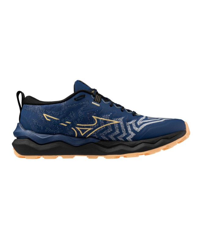 Chaussures Trail Mizuno Femme de Wave Daichi 8 Bleu foncé