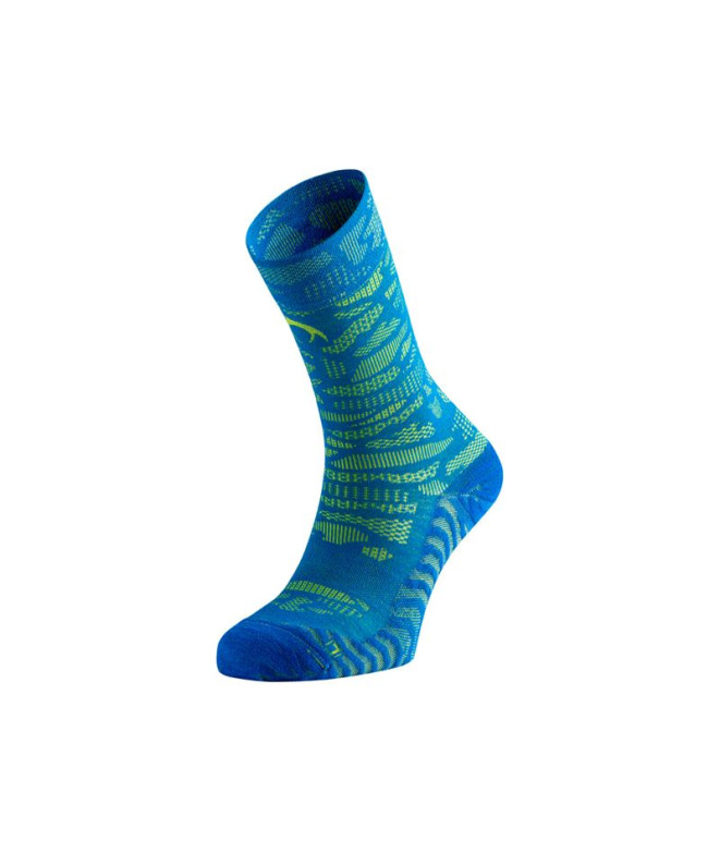 Calcetines de Lurbel Essence Ice Five Azul Royal/Pistacho