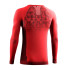 Camiseta de Trail Lurbel Win Long Sleeves Vermelho/Preto